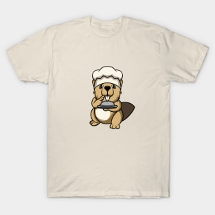 Cute otter cooking T-Shirt